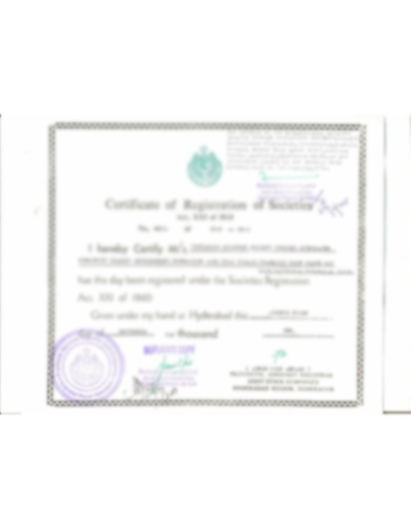 BDF Registration Certificate